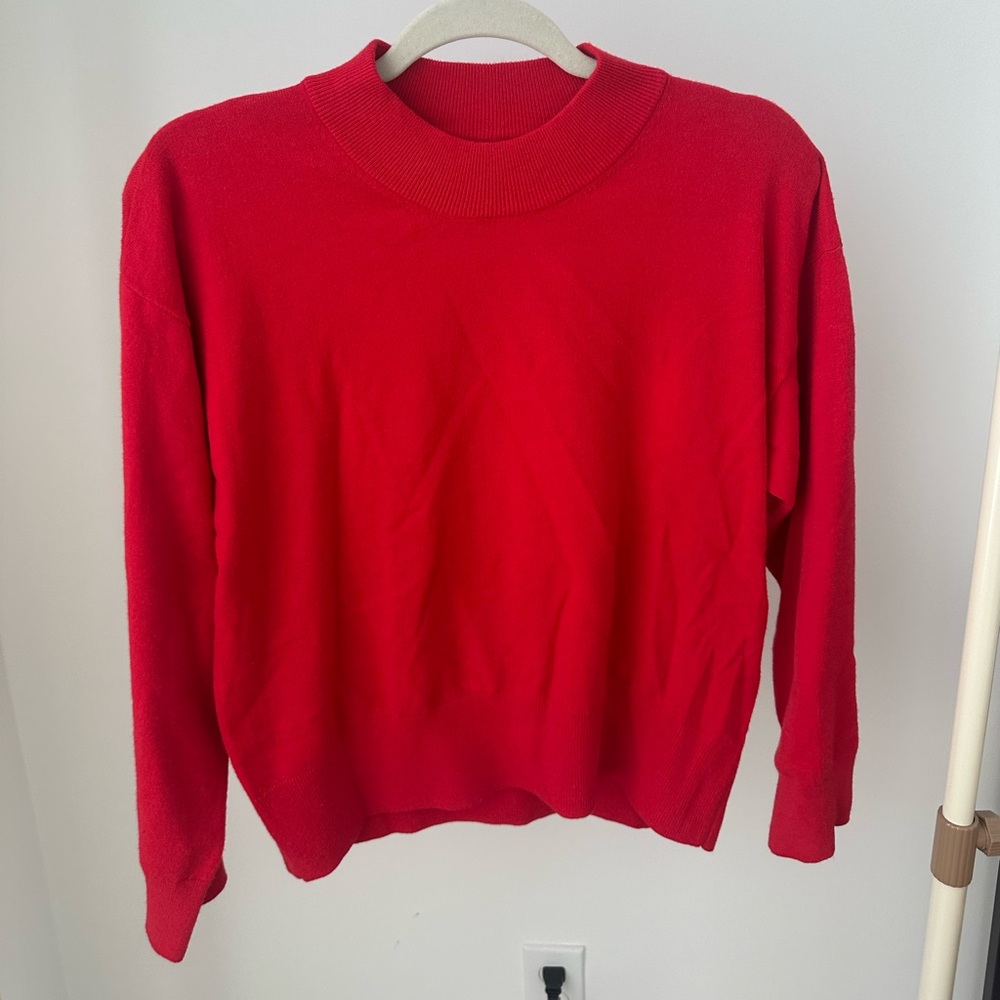 a new day Red Women's Turtleneck Sweater